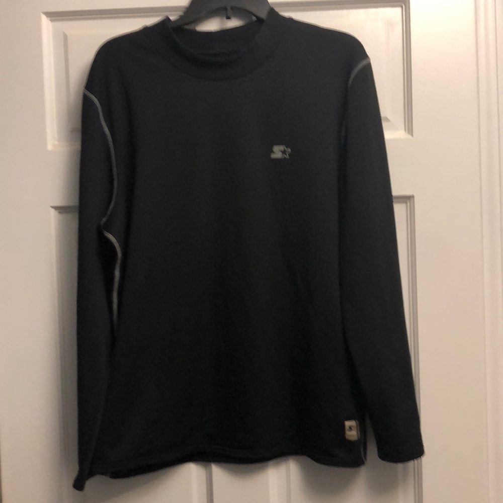 Long sleeve mock turtle neck
